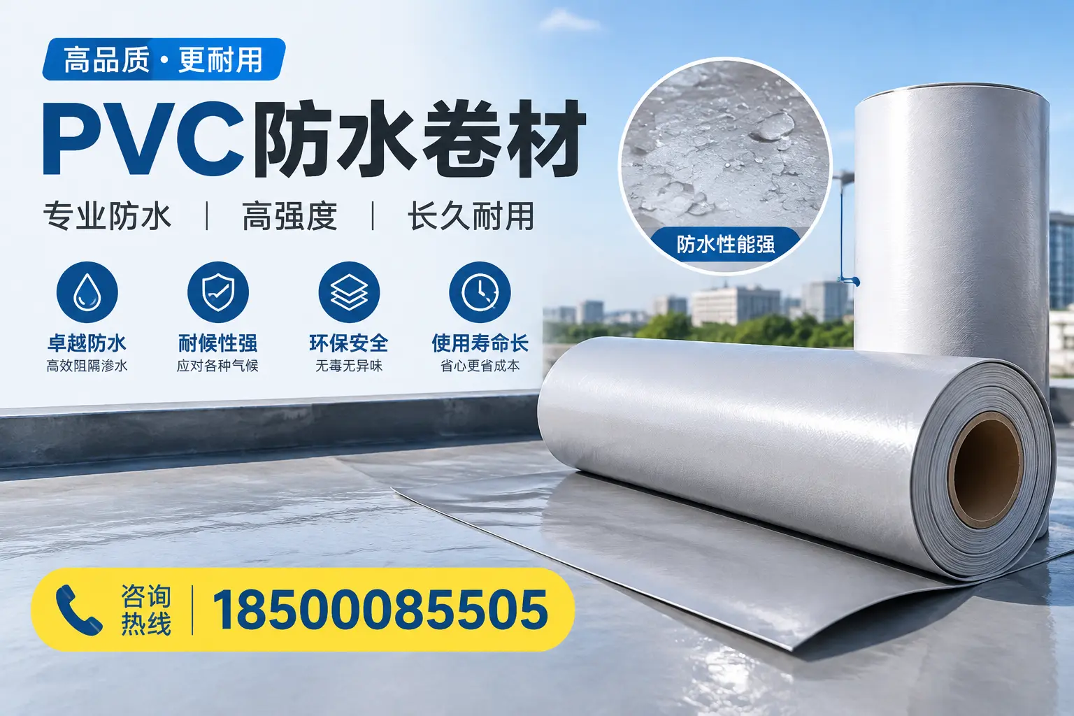 PVC防水卷材的安装方法与注意事项，乐东用户必看
